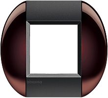 Рамка овальная Legrand BTicino LivingLight 2 мод Бордовый картинка